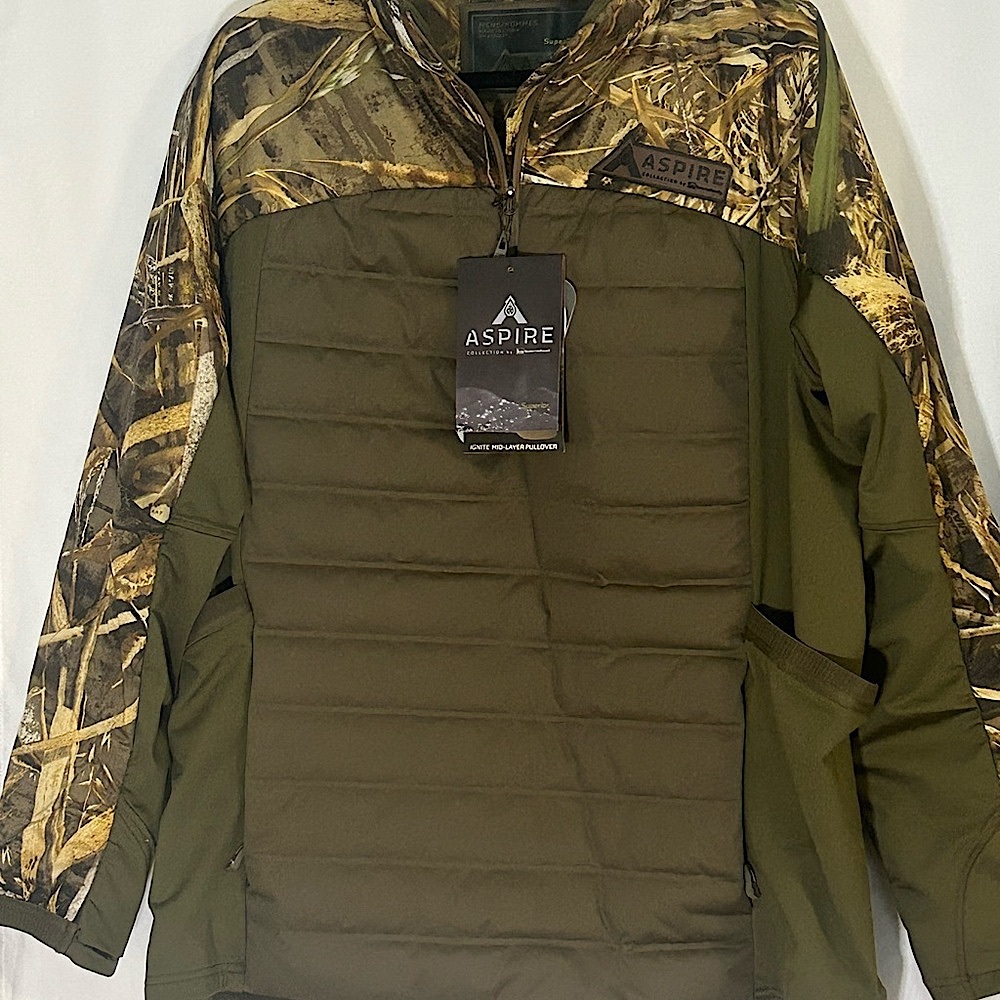 Banded Men’s XL mid layer pullover jacket. NWT